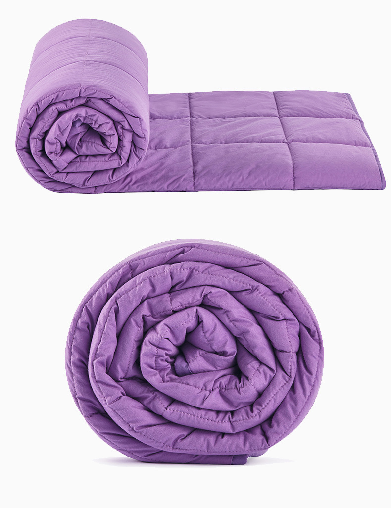 深圳厂家订制重力毯亚马逊热卖纯棉重力被四季被重力毯子