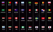 4号2018俄罗斯世界杯32强旗帜 90x150厘米 世界杯32强大旗