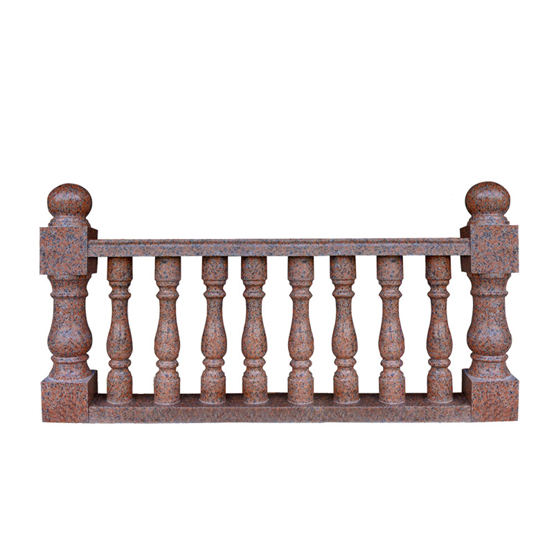 石雕汉白玉阳台柱护栏栏杆天然石材罗马柱护栏花瓶柱别墅