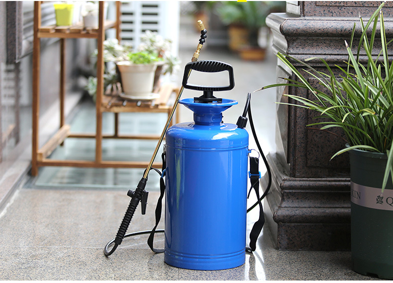 市下农用7l铁桶气压式多功能浇花洒水洗车喷壶园艺高压喷花打药壶