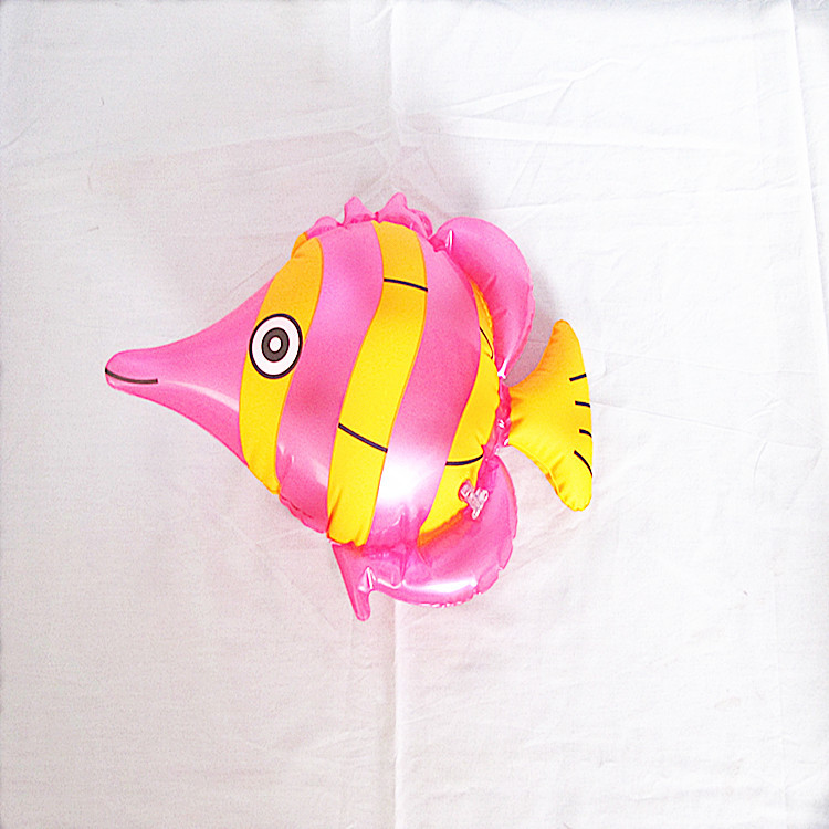 充气热带鱼,彩色条纹鱼,充气动物,儿童玩具,水上玩具