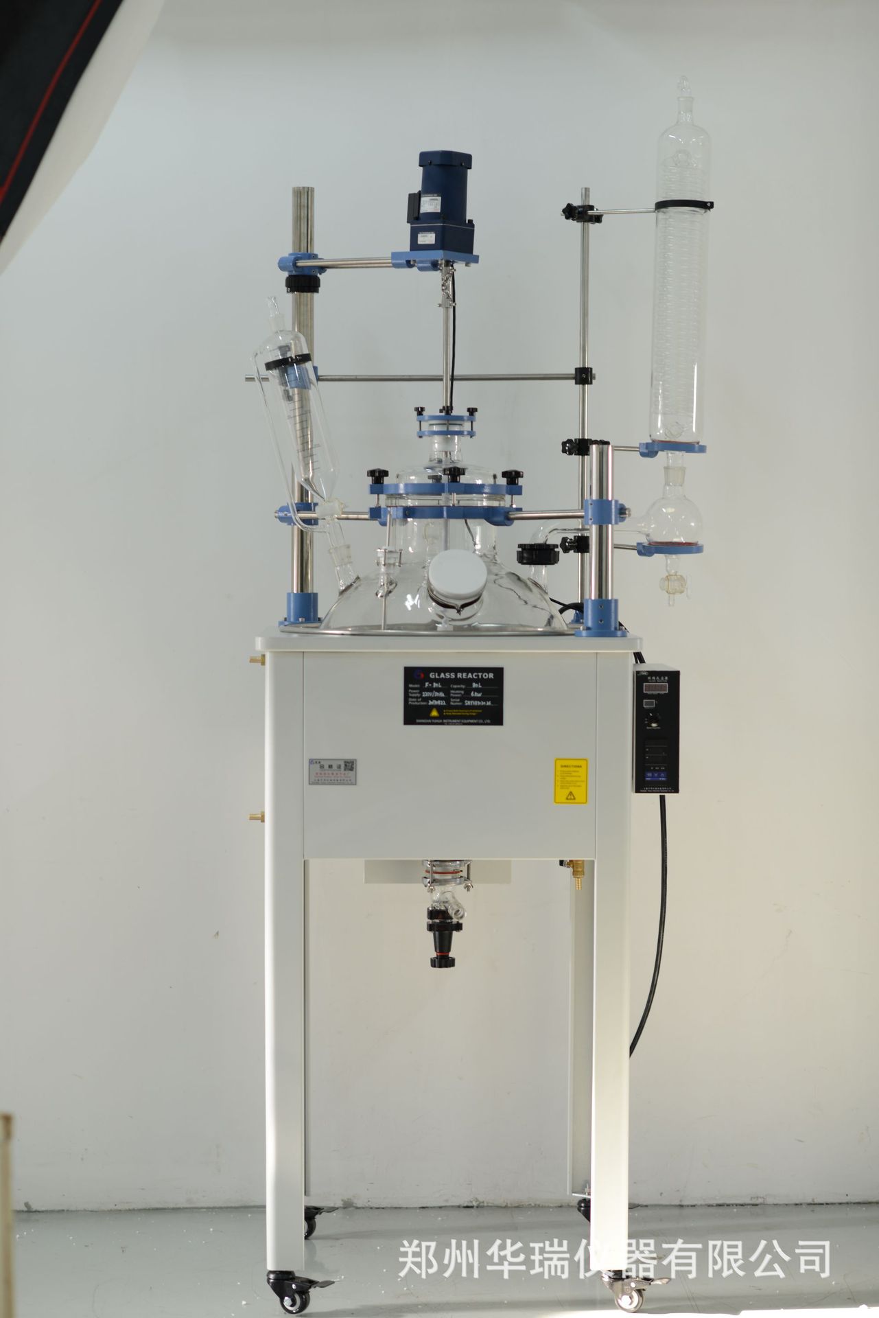 100l球形玻璃反应器100l玻璃反应釜恒温加热一机多用