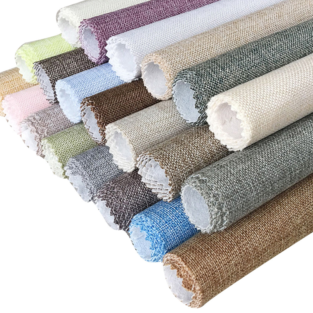 批发墙布无缝亚麻壁布素色纯色家装卧室墙纸工程现代简约壁纸定制