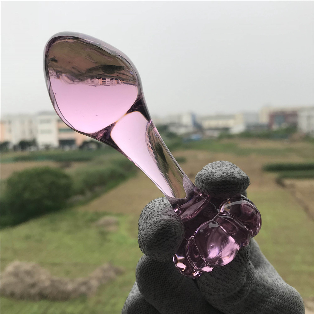 zcz水晶玻璃阳具后庭肛塞男女用自慰器具成人情趣性用品性工具