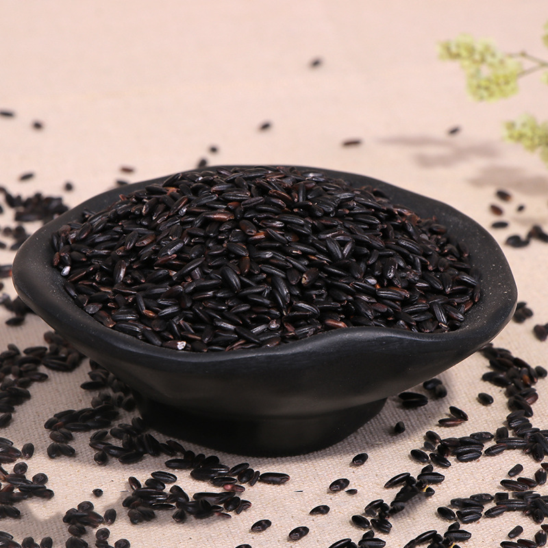 批发黑米 黑香米 东北黑香米 食品 原料黑大米 25kg袋装黑香米