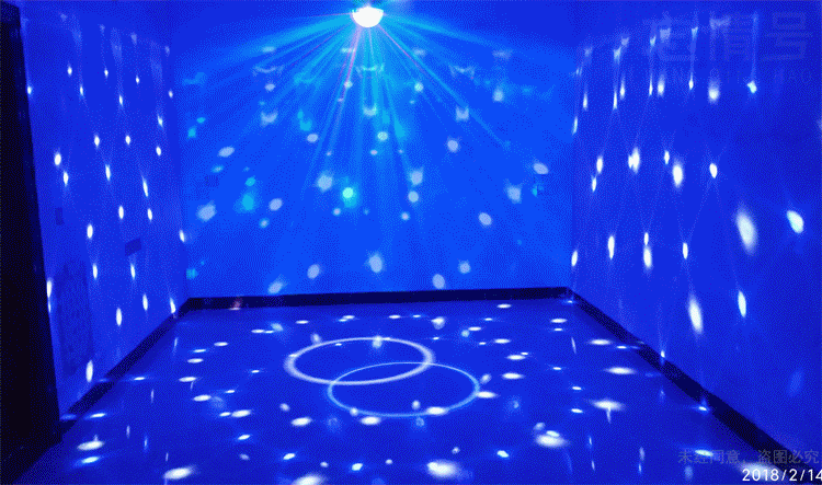 02-gif df-902f 6色led声控旋转水晶魔球灯