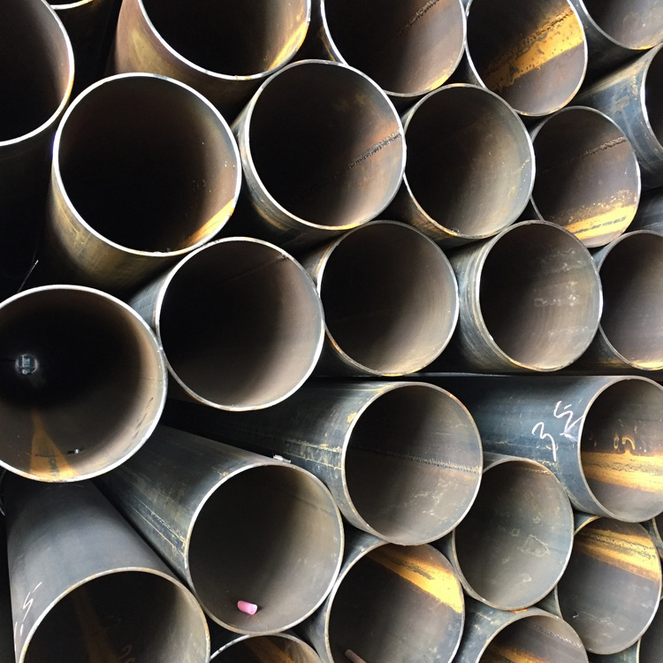 焊管4寸直缝高频焊接圆管dn100钢管排水铁管广东管材现货批发零售
