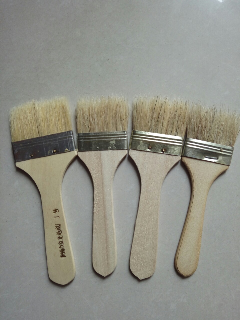 批发木柄板刷猪鬃烧烤刷薄板刷木板刷烧烤毛刷 薄板