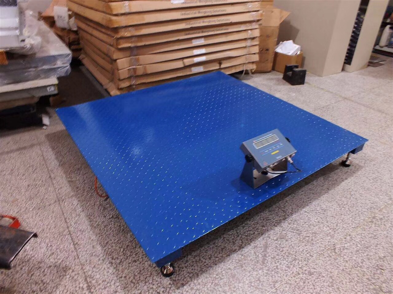 化工厂500kg防爆电子地磅 1吨本安型防爆磅秤 2t防爆地秤