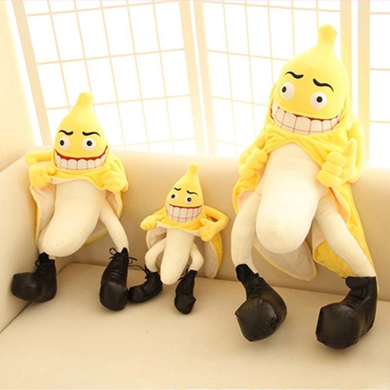 搞怪香蕉人先生邪恶香蕉人公仔玩偶整人抱枕创意情人节生日礼物品