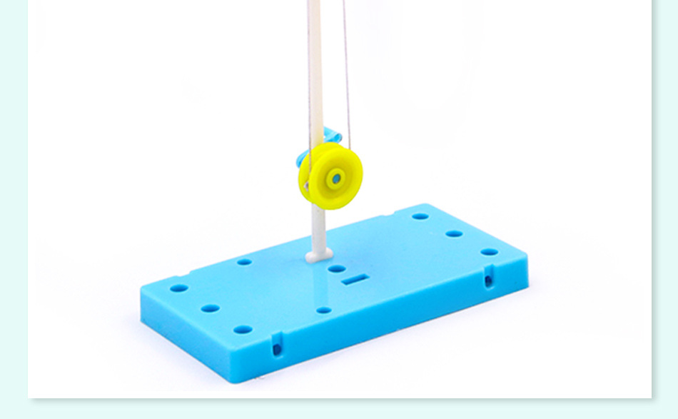 科技小制作旗帜升降台stem创客教育材料包幼儿园小学生手工作业