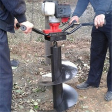 果树施肥钻孔机 六安市手提式1.5米深地钻机 电线杆埋桩地钻机