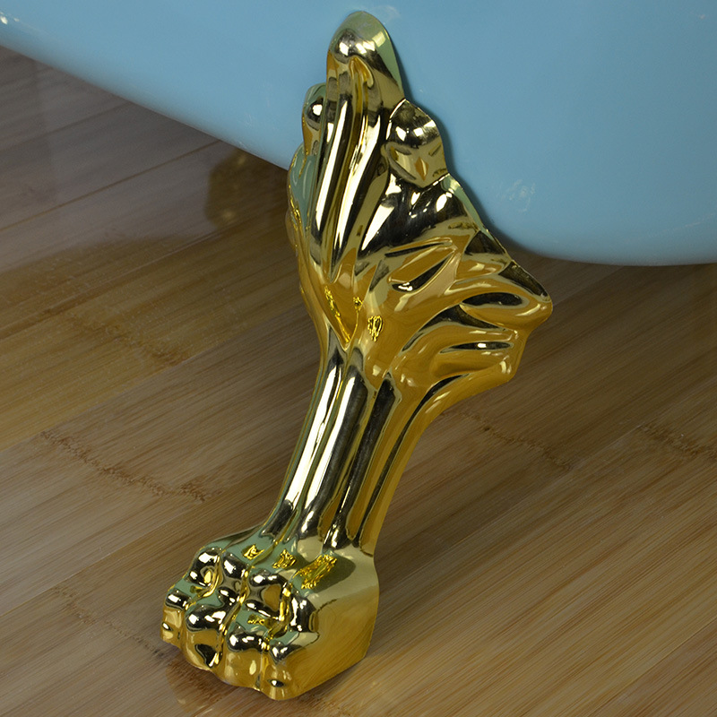 厂家直供 金色银色塑料 亚克力浴缸老虎脚,abs贵妃虎脚 低价