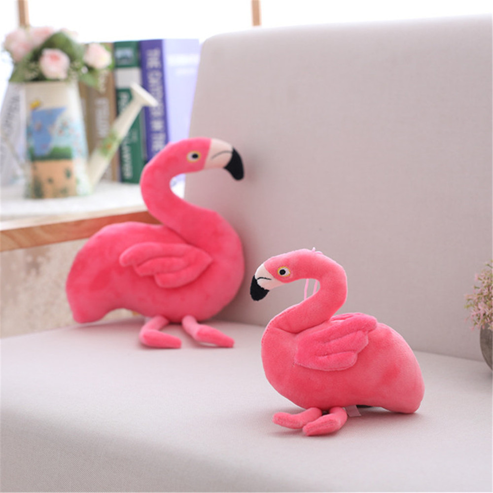 网红ins火烈鸟公仔毛绒玩具北欧粉色儿童玩偶创意礼物娃娃机公仔