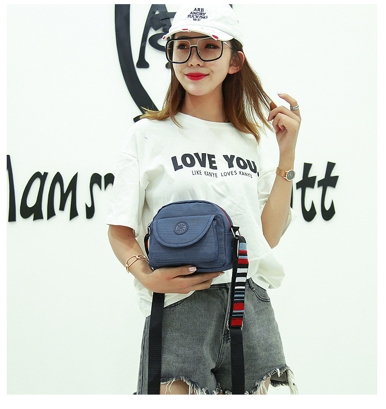 博卜韩版水洗尼龙防水斜挎小包时尚女士单肩包轻便妈咪包跨境专供