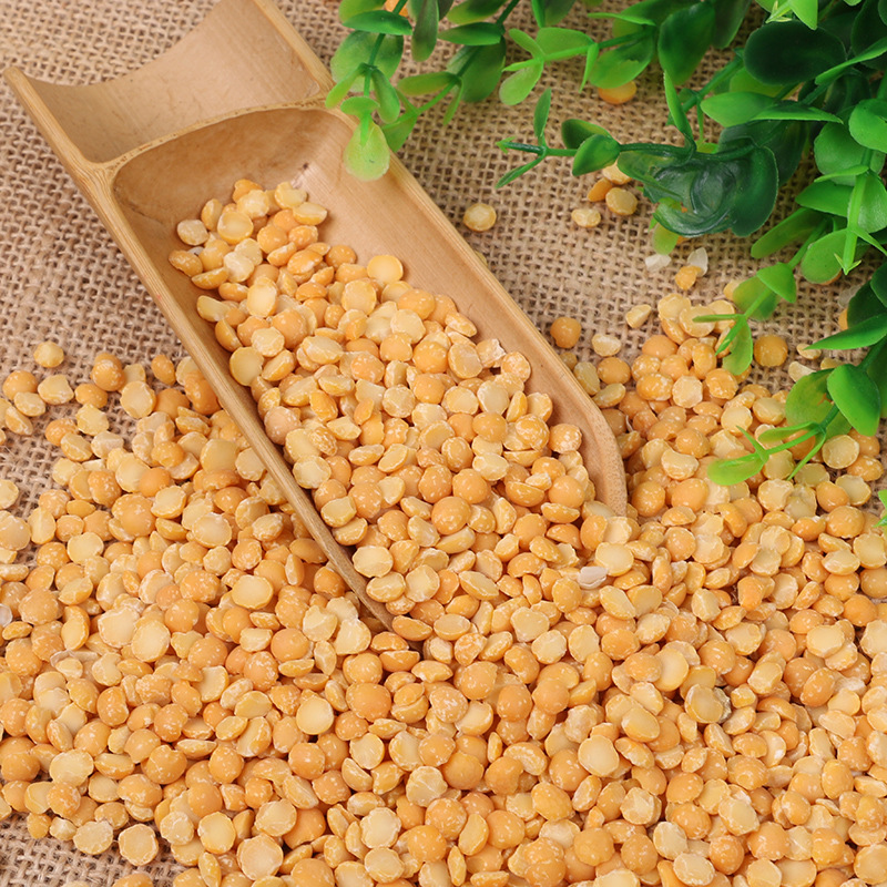 脱皮豌豆瓣豌豆片杂粮批发 黄豌豆瓣去皮脱皮豌豆 馅料糕点原料用