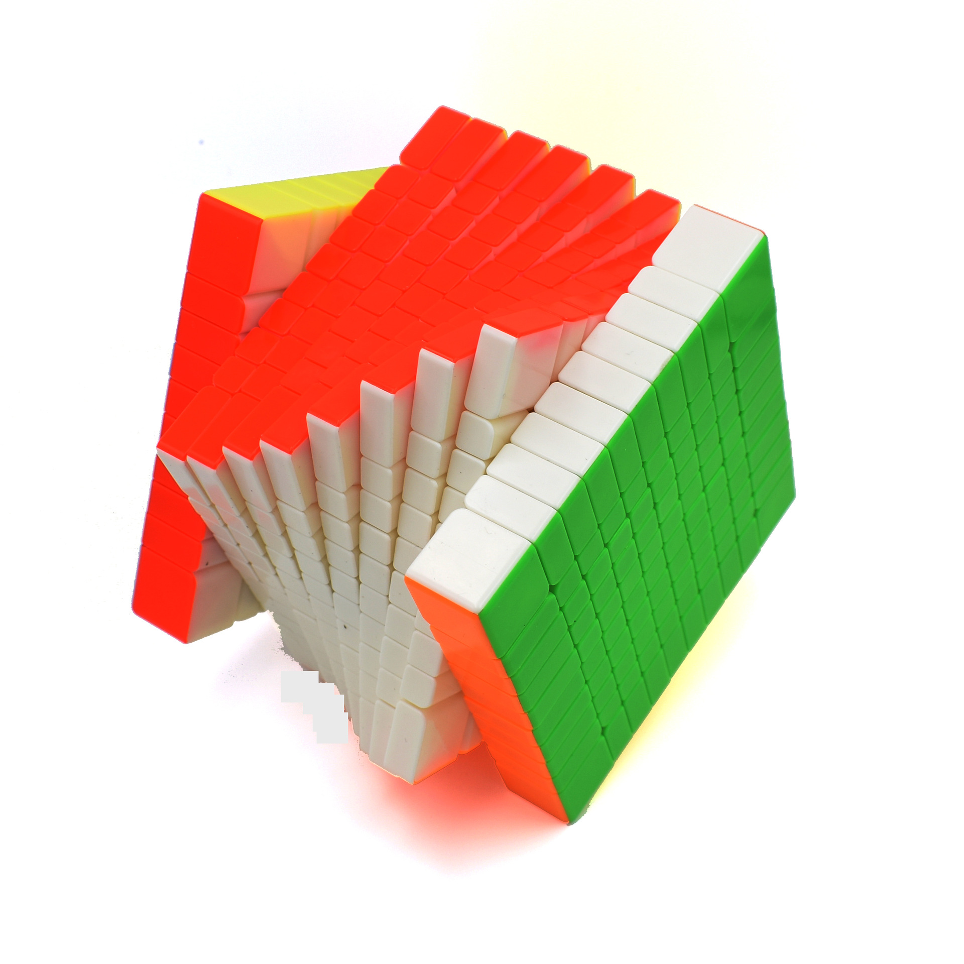 【裕鑫智胜 黄龙十阶魔方】彩色实色10阶魔方比赛专用顺滑 配零件