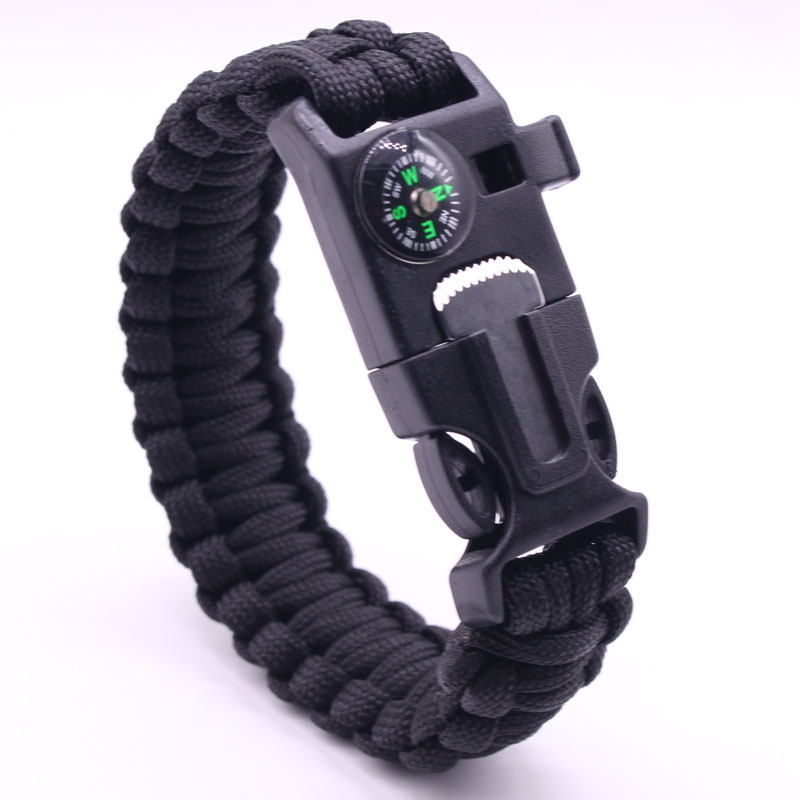 Paracord Bracelet Survival Bracelet Multifunctional Five-in-One Multifunctional Outdoor Umbrella Rope Camping Adventure Seven-Core Lifeline