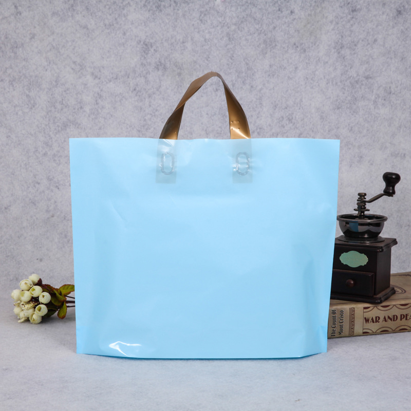 Men's and Women's Children's Clothing Stores Bags Customized Logo Portable Pe Plastic Bag Gift Shopping Bags Customized