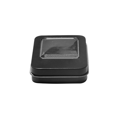 工厂加工定制各种大铁盒 115*85*22 开窗马口铁盒 通用金属包装盒