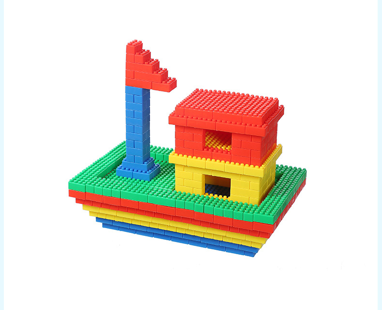 塑料拼插小颗粒积木3-6周岁幼儿园男女宝宝拼搭儿童4-7-8益智玩具