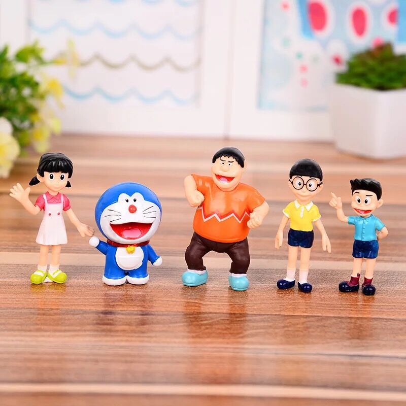 Doraemon Daxiong Family Handmade Toy Creative Peripheral Doraemon Decoration Micro Landscape Decoration Wholesale