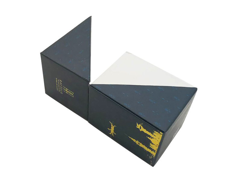 厂家订制翻盖异形盒 创意设计烫金银专色纸盒高档精装礼品包装盒