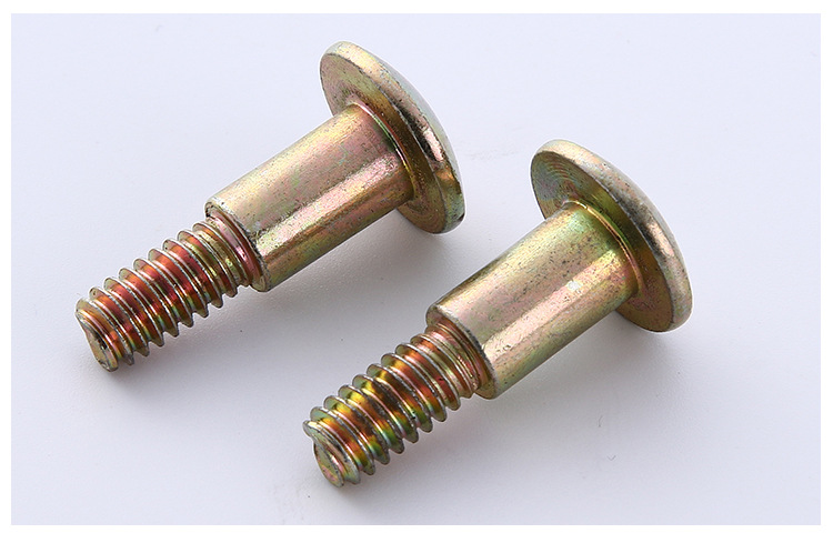 厂家供应镀彩家具螺钉台阶螺丝时尚耐用圆头十字螺栓 量大从优