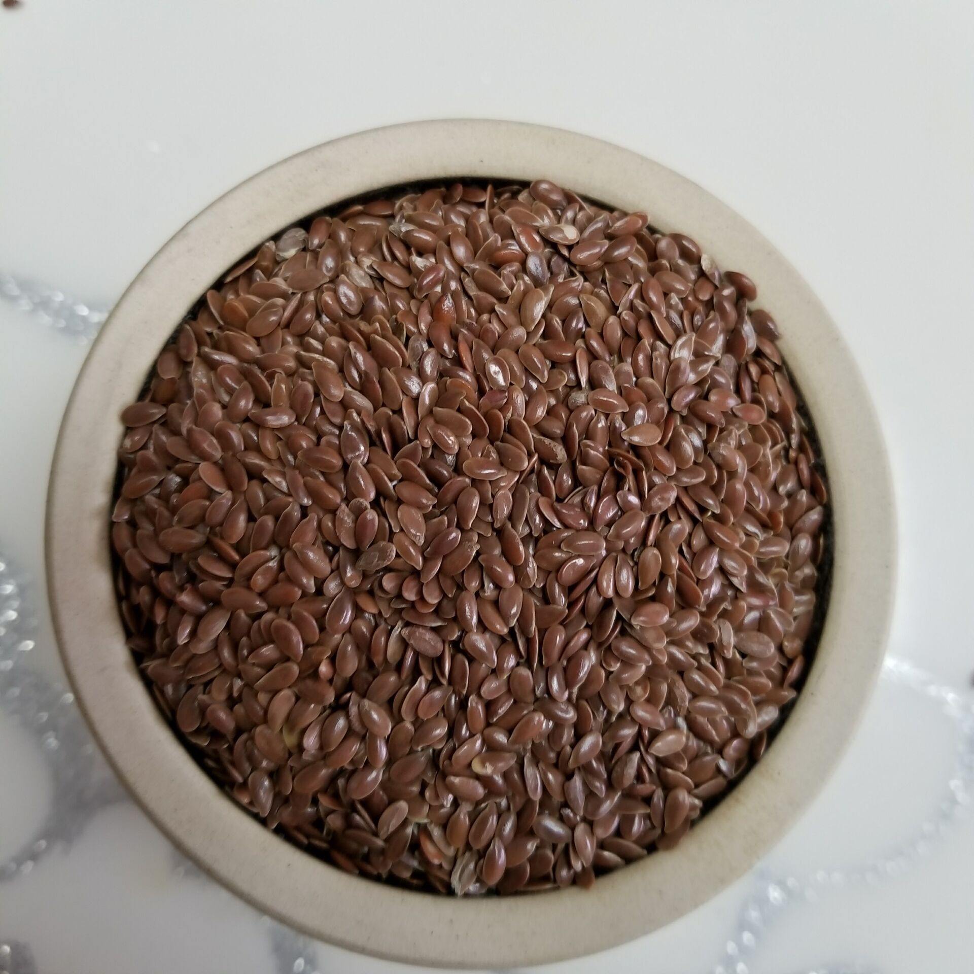 批发内蒙古亚麻籽棕色亚麻籽非黄金亚麻籽榨油原料袋装25kg