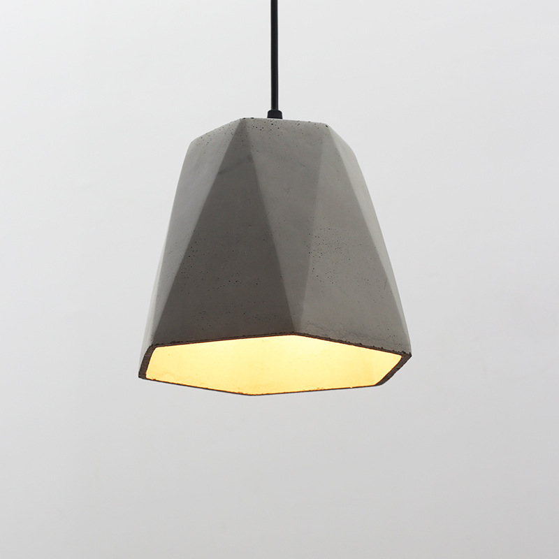 简约复古loft工业风个性水泥灯餐厅吧台吊灯