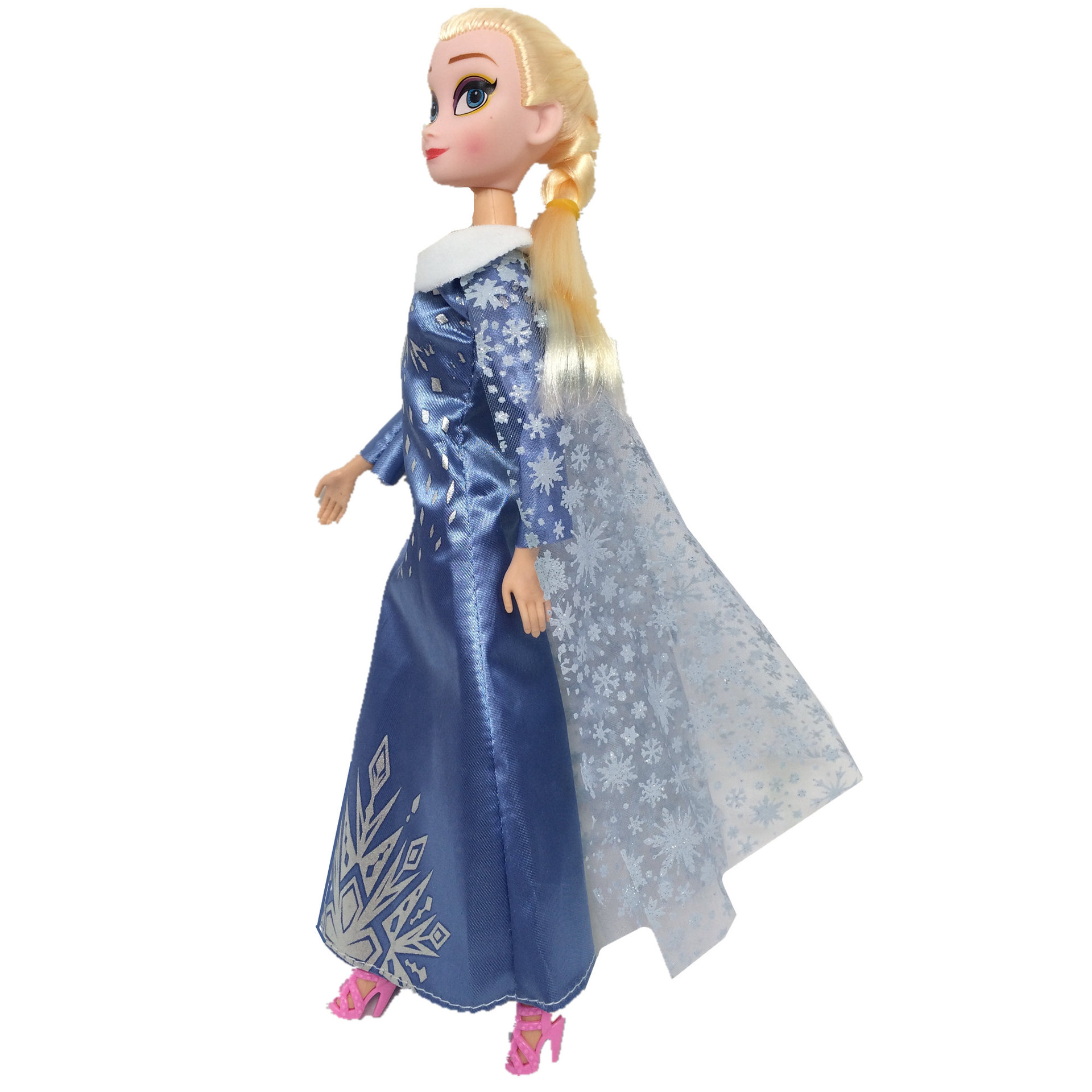 30厘米第三代冰雪奇缘皇后姐妹安娜爱莎雪花服装迪尼儿童玩具衣