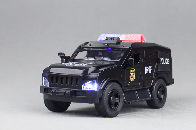 蒂雅多声光回力越野警车合金材质儿童玩具车模型 681s 无包装