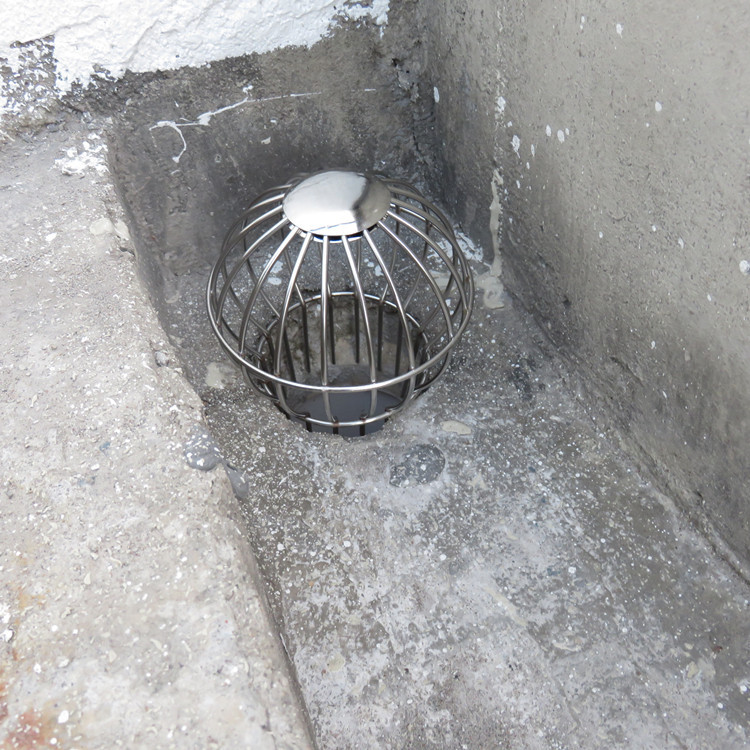 304/110不锈钢天台地漏 排水沟口防堵网罩 阳台地漏雨水斗