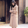 2018 Retro College wind have more cash than can be accounted for Herringbone Hooded Horn button Two-sided wool overcoat Fur coat 8845 2018 Retro College wind have more cash than can be accounted for Herringbone Hooded Horn button Two-sided wool overcoat Fur coat 8845