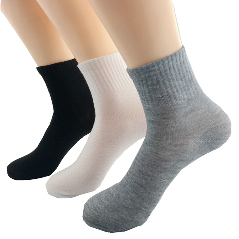 Socks Men's Independent Packaging Tube Socks Online Store Gift Socks Stall Wholesale Factory Men's Socks Solid Color Men's Cotton Socks