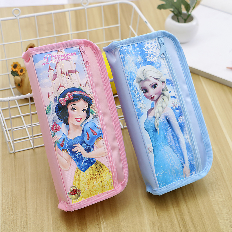 4万个新款卡通eva文具盒 正品米奇米妮公主铅笔盒小学生儿童笔袋批发