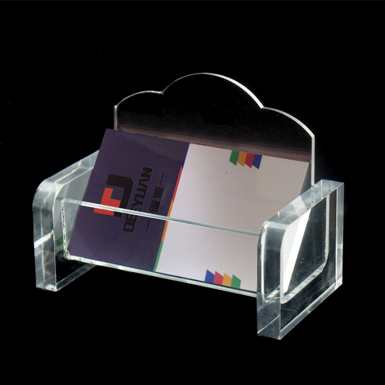 亚克力名片盒/水晶名片夹/有机玻璃办公透明盒/双层多层可定制