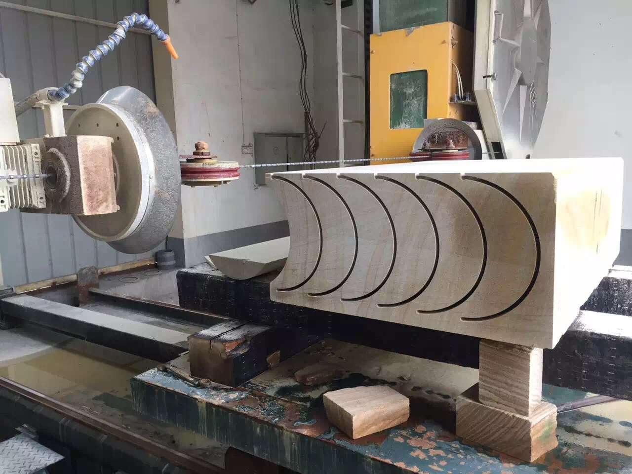 供应大理石荒料整形异形绳锯, 花岗岩荒料整形异形绳锯