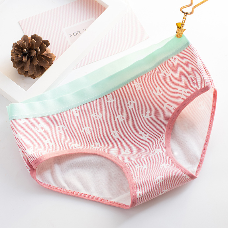 女士内裤 日系少女内裤 少女小清新可爱内裤 纯棉少女内裤