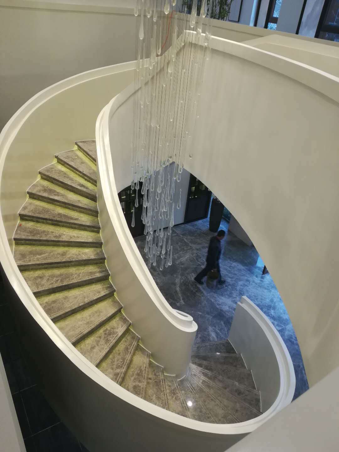 定制grg旋转楼梯