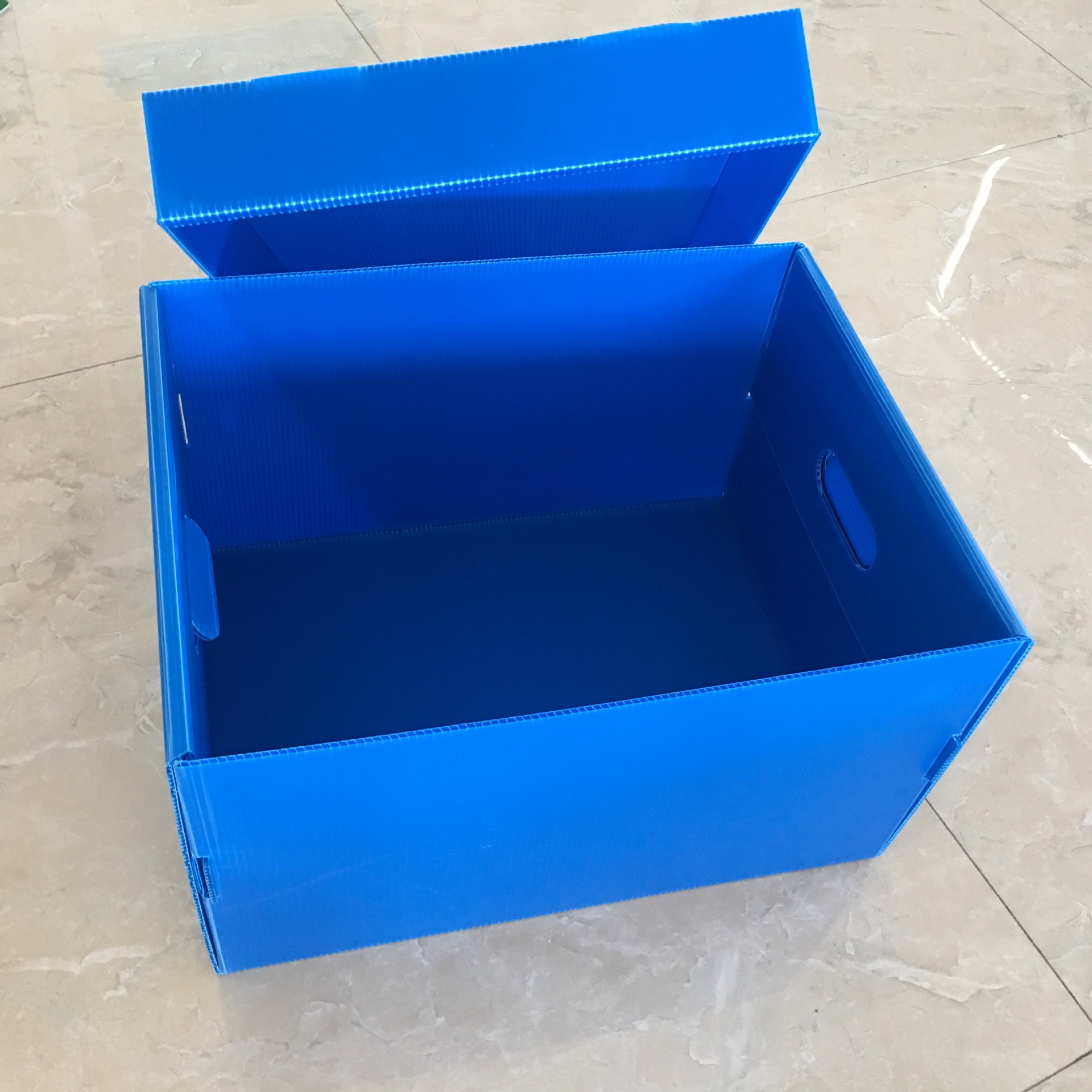 厂家直供 pp中空板包装箱物流周转箱 塑料瓦楞平卡隔档 印刷定制