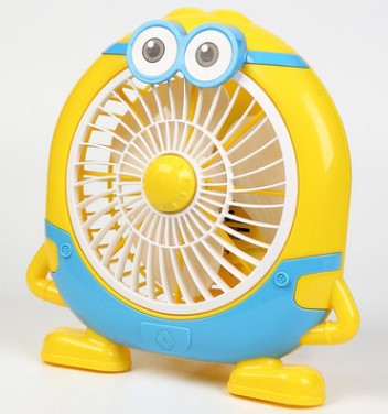 厂家直销卡通风扇儿童风扇家用节能转页台扇学生宿舍迷你版电风扇