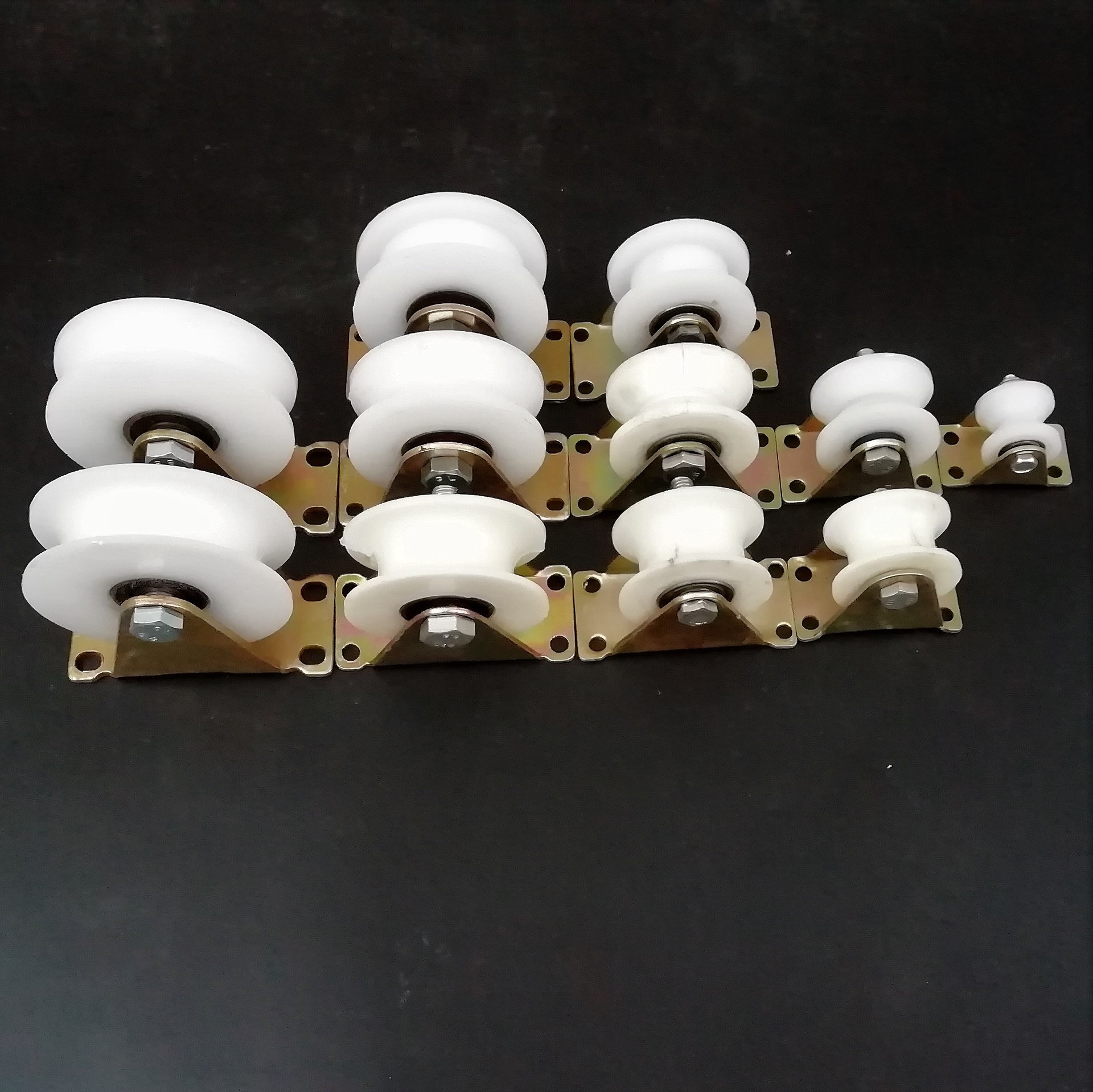 脚轮万向轮 轨道轮 滑轮 尼龙轨道轮子 中型轮 大门轮 v型u型h型