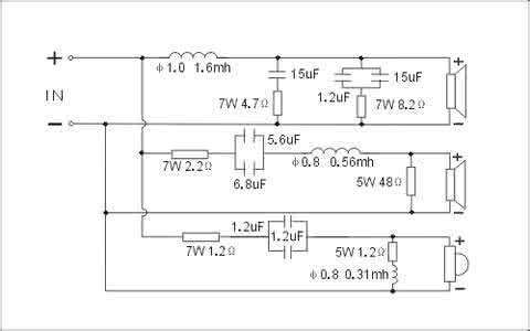 音响知识大全---发烧级三分频电路图