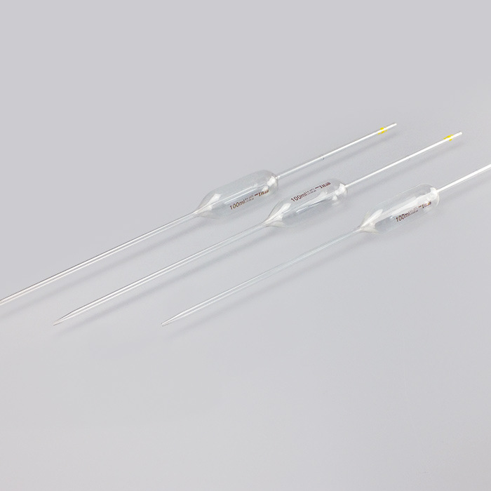 2支盒装100mltitan泰坦单标记胖肚移液管大肚a级