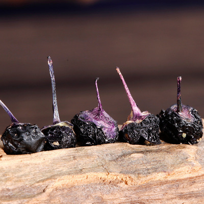 野生黑枸杞100g 散装黑果枸杞5-8mm 青海柴达木大粒黑枸杞子批发