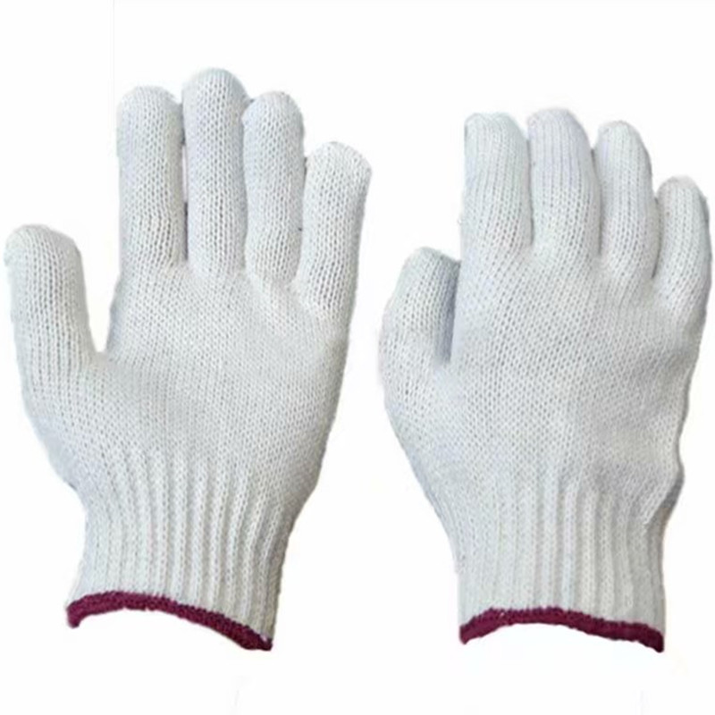 厂价批发棉纱手套 粗纱防护手套 加厚纱手套 纱线劳保手套