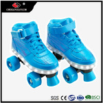 高鑫厂家定制传统四轮发光鞋儿童溜冰鞋 固定码USB充电双排轮滑鞋