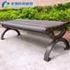 32 factory outdoors chair Anticorrosive WPC Park Benches Rest Waiting Chair Scenic spot Garden chairs Zuodeng