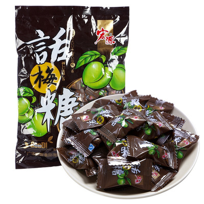 宏源 话梅糖 硬糖婚庆糖喜糖350g/袋